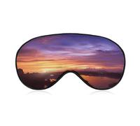 Beautiful Sunset at Thailand Sleep Mask for Side Sleeper Light Blocking Night Blindfold Eye Shade Cover with Adjustable Strap Soft Breathable Zero Pressure Eye Masks for Travel Nap