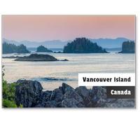 Beautiful Sunset on The West Coast of Vancouver Island., Fridge Magnet