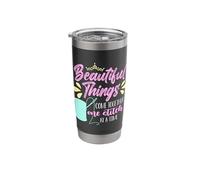 Beautiful Things Come Together Loves Stitching Cross Stitch Stainless Steel Insulated Tumbler
