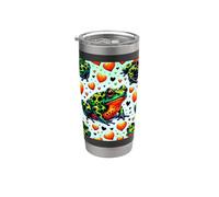Beautiful Toad Pattern Aesthetic Oriental Fire-Bellied Toad Stainless Steel Insulated Tumbler