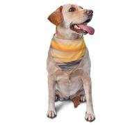 Beautiful Tropical Sunrise on The Beach Dog Bandana Pet Scarf Accessories for Small Medium Dogs Cats Photo Prop, Triangle Pet Bandanas Adjustable Puppy Bib Washable Dog Kerchief Puppy Neckerchief