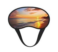 Beautiful Tropical Sunrise on The Beach Sleep Mask for Side Sleeper, Light Blocking Night Masks for Sleeping Eye Mask for Women Men Eye Cover Soft Comfortable Eye Shade for Travel, Nap