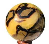 Beautiful Turtle Back Stone Quartz Dragon Crystal Ball Gem Ornaments (Size : 500-550g) Gemstone Stone