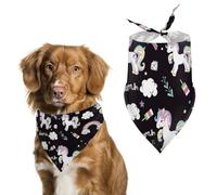 Beautiful Unicorns And Clouds Dog Bandanas Puppy Cat Kerchief Scarf Pet Triangle Bandana for Christmas