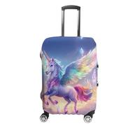 Beautiful Unicorns Funny Suitcases Cover Travel Accessories Washable Suitcase Protector Fits 19-32 Inch XL