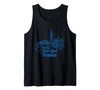 Beautiful Venice Italy. City Landmarks Tank Top