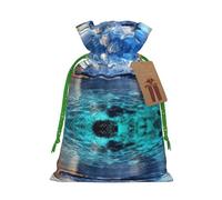 Beautiful View Of The Sea Printed Drawstring Gift Bags,Various Sizes, Bulk Plastic Packaging Bags
