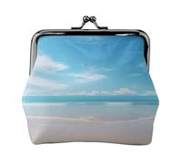 Beautiful view of the sea2 print Small Pouch Kiss Lock Coin Purse for Women Coin Change Purse, Credit Card Wallet