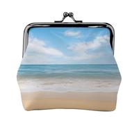 Beautiful view of the sea3 print Small Pouch Kiss Lock Coin Purse for Women Coin Change Purse, Credit Card Wallet