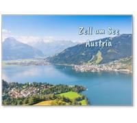 Beautiful View of Zell Am See, Austria, Fridge Magnet