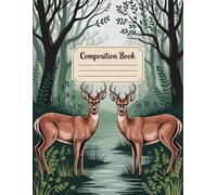 Beautiful Vintage Deers Nature Notebook: 120 Pages, with Illustration Cover Design, ideal for Creative Writing, Journaling, Teens, Women, Girls, ... Creative Writing, Journaling, Teens, Women,