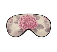 Beautiful Vintage Flower Eye Mask for Women & Men, Breathable & Adjustable Eye Cover, Ultra Soft Sleep Mask, Lightweight Travel Blindfold for Airplane, Nap, Night Sleeping