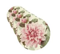 Beautiful vintage pink flower Car Air Freshener Cards Set of 4 Pieces Long Lasting Hanging Scented Cards Auto Aromatherapy Tablets Personalized Car Fresheners Gifts for Men Women - Lavender Scent