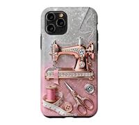 Beautiful Vintage Sewing Machine Crafter Maker Design Case for iPhone 11 Pro