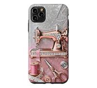 Beautiful Vintage Sewing Machine Crafter Maker Design Case for iPhone 11 Pro Max