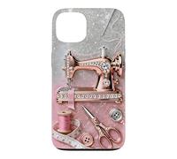 Beautiful Vintage Sewing Machine Crafter Maker Design Case for iPhone 13