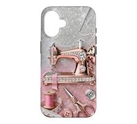 Beautiful Vintage Sewing Machine Crafter Maker Design Case for iPhone 16