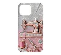 Beautiful Vintage Sewing Machine Crafter Maker Design Case for iPhone 16 Pro Max