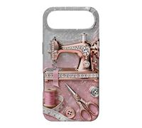 Beautiful Vintage Sewing Machine Crafter Maker Design Case for iPhone Air