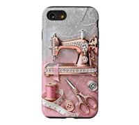 Beautiful Vintage Sewing Machine Crafter Maker Design Case for iPhone SE (2020) / 7/8
