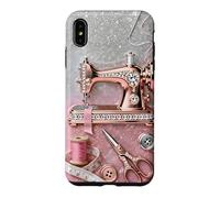 Beautiful Vintage Sewing Machine Crafter Maker Design Case for iPhone XS Max