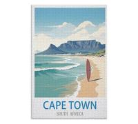 Beautiful Wall Decoration Painting，Cape Town South Africa，Adults 1000 Piece Jigsaw Puzzle- Christmas，38x26，paper puzzle，AA-627