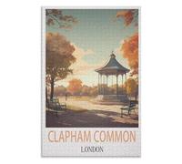 Beautiful Wall Decoration Painting，Clapham Common London ，Adults 1000 Piece Jigsaw Puzzle- Christmas，70x50，paper puzzle，AA-1247