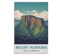 Beautiful Wall Decoration Painting，Mount Roraima South America ，Adults 1000 Piece Jigsaw Puzzle- Christmas，38x26，paper puzzle，AA-1187