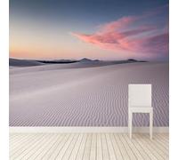 Beautiful Warm Dusk Desert Gobi Desert 3D Wallpaper Textured Silk Easy Install Living Room Sofa Bedroom Dining Room Home Decoration Wall-300cm×210cm