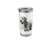 Beautiful Watercolor Irish Wolfhound Portrait Stainless Steel Insulated Tumbler
