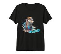 Beautiful Watercolor Otter Portrait Premium T-Shirt