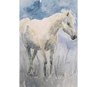 Beautiful Watercolour Horse Notebook | Artistic Notepad for Equine Lovers: Stylish Watercolour Horse Notepad for Notes, students, writers and inspiration