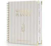 Beautiful Wedding Planner Book and Organizer - Perfect for Detailed Planning Of Your Big Day - Unique Engagement Gift for Newly Engaged Couples, Future Brides and Grooms
