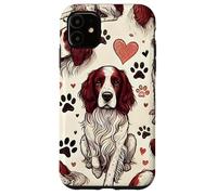 Beautiful Welsh Springer Spaniel Dogs Pattern Cute Spaniels Case for iPhone 11