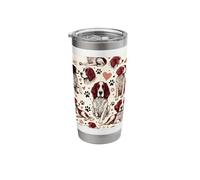 Beautiful Welsh Springer Spaniel Dogs Pattern Cute Spaniels Stainless Steel Insulated Tumbler