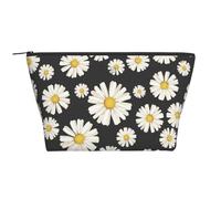 Beautiful White Daisies, Toiletry Pouch Makeup Bag Cosmetic Bag Portable Travel Toiletry Bag