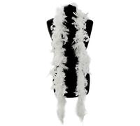 Beautiful White Feather Boa - 50g -180cm