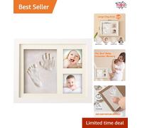 Beautiful White Handprint & Footprint Clay Keepsake Kit - Cherish Every Moment