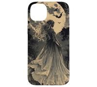 Beautiful Witch Gothic Fantasy Vampire Moonlight Case for iPhone 14 Plus