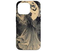 Beautiful Witch Gothic Fantasy Vampire Moonlight Case for iPhone 16 Pro