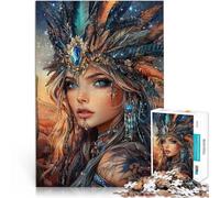 Beautiful witchJigsaw Puzzle for Adults 1000 Pieces Stress Reliever Staycation Kill time Artists Collection, Fine Art 38x26cm