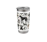 Beautiful Wolfhounds Pattern Cute Irish Wolfhound Stainless Steel Insulated Tumbler