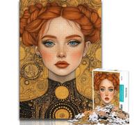 Beautiful Woman Adult Jigsaws 1000 Piece,Challenging To Complete But Fun And Humorous with Matching Poster And Trivia Sheet 38x26cm