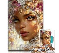 Beautiful Woman Adult Jigsaws 1000 Pieces Difficult,Challenging To Complete But Fun And Humorous Birthday Present,Gifts,Wall Art (75x50cm)