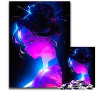 Beautiful Woman Anime 1000 Pieces Puzzles for Adults Puzzles for Adults Birthday Gift Idea Challenging Brain Teaser Game 1000 PCS(75x50cm)