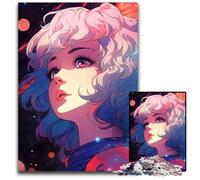 Beautiful Woman Anime 1000 Pieces Puzzles for Adults Puzzles for Adults Birthday Gift Idea Challenging Brain Teaser Game 1000 PCS(75x50cm)