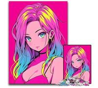 Beautiful Woman Anime 1000Pc Adults Jigsaw Puzzle Challenging Puzzles Brain Teaser & Home Decor Perfect 1000 PCS(75x50cm)