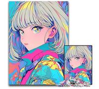 Beautiful Woman Anime Jigsaw Puzzles 1000 Pieces for Adults Difficult Puzzles for Adults Ideal DIY Decor & Brain Teaser Gift 1000 PCS(75x50cm)