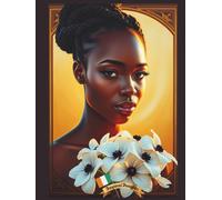 Beautiful Woman from Cote d'Ivoire with the Ivory Coast Lily & Flag, Dot Grid Journal