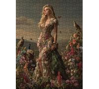Beautiful Woman Jigsaw Puzzle 2000 Piece, Puzzles for Adults 2000, The Impossible Challenge, Jigsaw Puzzle Games Classic Educational, Wooden Puzzles, for Home Wall Decoration Gift FNKL1-723